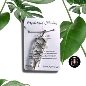 Clear Quartz Pendant Necklace